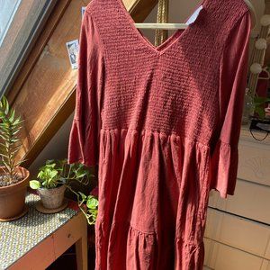 Bohemian Mid-Length Dress